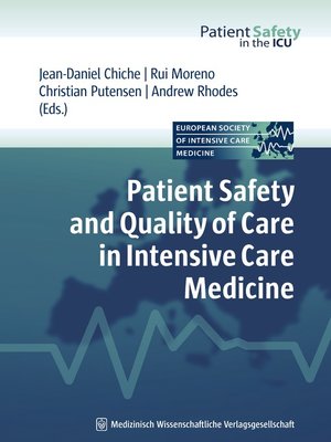 cover image of Patient Safety and Quality of Care in Intensive Care Medicine
